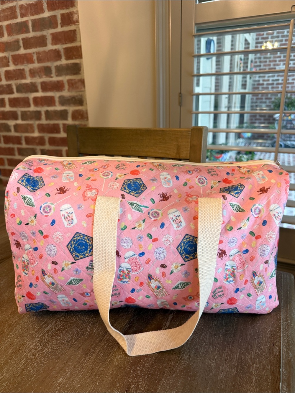SHEIN x Harry Potter Honeydukes Duffel Bag